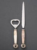 Georg Jensen. Papirkniv og oplukker af sterlingsølv 2