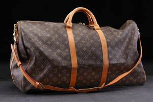 Louis Vuitton Weekend-  rejsetaske Keepall Bandouliére 60. Monogram canvas. 