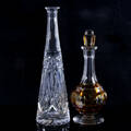KARAFFER, 2 st, glas, 1900-tal.