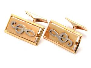 Manschettknappar par 18K