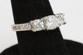 Ring, 14K med 13 st diamanter ca 2,50ct.