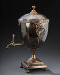 Samovar af messing, begyndelsen af 1800-tallet.