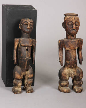 To afrikanske figurer, 1900-tallet. 2