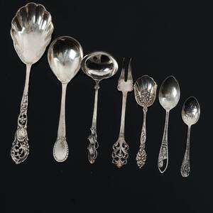 SILVERFÖREMÅL 7 delar, 103g