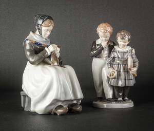 Royal Copenhagen. To figurer af porcelæn 2