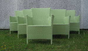 Havestole i polyrattan 6