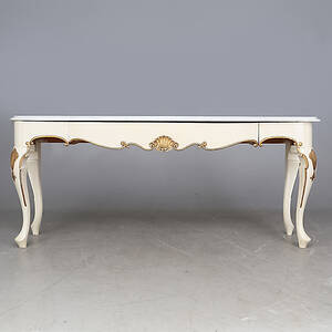 SIDEBOARD med marmorskiva, 181900-tal.