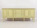 SIDEBOARD, bemålad med förgylld dekor, Louis XVI stil, 1900-tal.