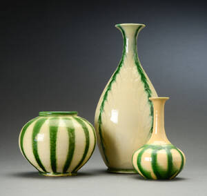 Kähler. Tre vaser af lertøj 3