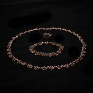 Halsband, ring armband