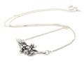 Collier blommor S925