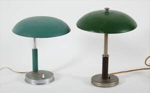 Bordslampor 2st, omkring 1900-talets mitt
