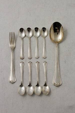 Bestick, Silver