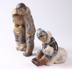 Lladro. Eskimobørn 2