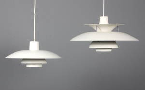 Poul Henningsen 1894-1967. PH5 og PH43. Par pendler 2