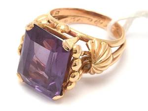 Ring 18K, Lila