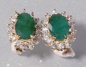 Smaragd- og diamantørestikker