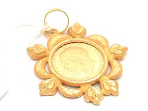 Hänge med myntliknande