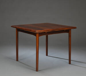 Spisebord af palisander, hollandsk udtræk, 1960erne.