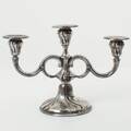 KANDELABER silver, rokokostil