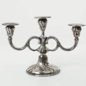 KANDELABER silver, rokokostil