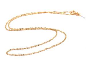 Halskedja Singapore 18K