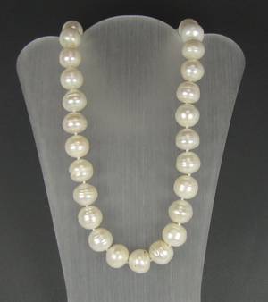 Südseezuchtperlcollier ca. 11,0  - 12,5 mm