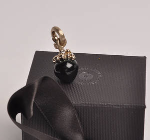 Ole Lynggaard  Sweet Drop Dugdråbe med mørk månesten og brillanter