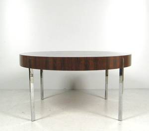 Großer Beistelltisch der 1960er Jahre mit Platte in Riopalisander