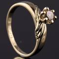 Solitaire ring ca. 0.46 ct.