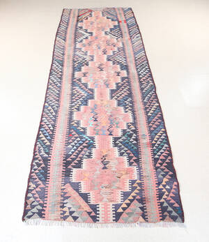 Persisk Harsin Kelim tæppe 297x112 cm.