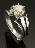 Diamantring, ca. 1.64 ct