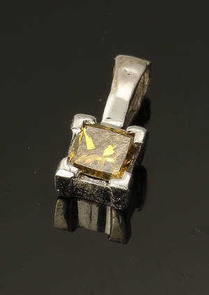 Diamantvedhæng, ca. 0.20 ct