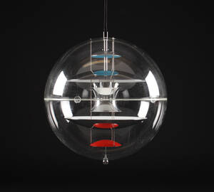 Verner Panton 1926-1998. Pendel, model VP Globe  Denne vare er sat til omsalg under nyt varenummer 4348628