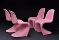 Verner Panton 1926-1998. Sæt på fire frisvinger stole Panton Chair 4