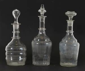 Karaffer med propp 3st, 181900-tal