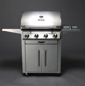 Udendørs gasgrill i rustfri stål