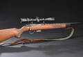 Jagtriffel Armscor model 1800 kal 22 Hornet monteret med Bushnell Banner 3x9x32  