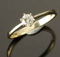 Diamantring, ca. 0.31 ct