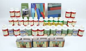 Interiörbets, dekorlasyr, lackbets mm, 36 flaskor