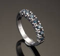 Diamant alliancering, ca. 0.77 ct.