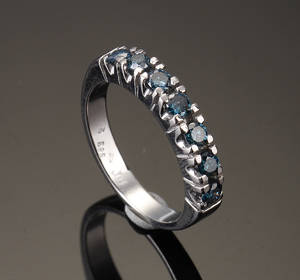 Diamant alliancering, ca. 0.77 ct.
