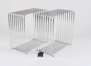 Verner Panton. Wire Cube i farven Chrome. 2