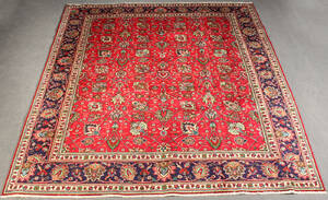 Täbriz, Teppich, handgeknüpft, 285 x 245 cm.