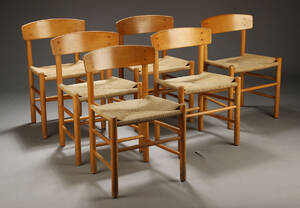 Børge Mogensen. Shakerstole, bøgetræ 6