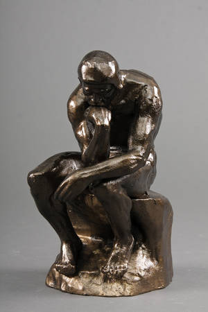 Figur forestillende Grubleren