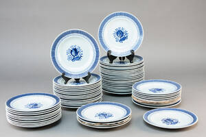 Kgl. Porcelæn  Aluminia. Tranquebar tallerkener nr. 1399 60 Denne vare er sat til omsalg under nyt varenummer 4141025