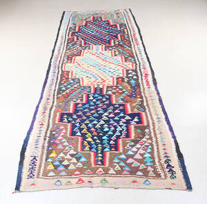 Persisk Harsin Kelim tæppe 280x132 cm.