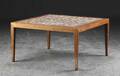 Severin Hansen. Sofabord med kakler 