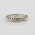Ring vitguld 9 briljanter 0,18 ct